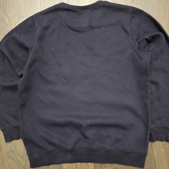 FCUK French Connection  Navy Crewneck Sweater with Sneaker Graphic - Picture 6 of 6